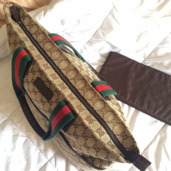 Gucci signature canvas diaper tote bag - Picture 3 of 3